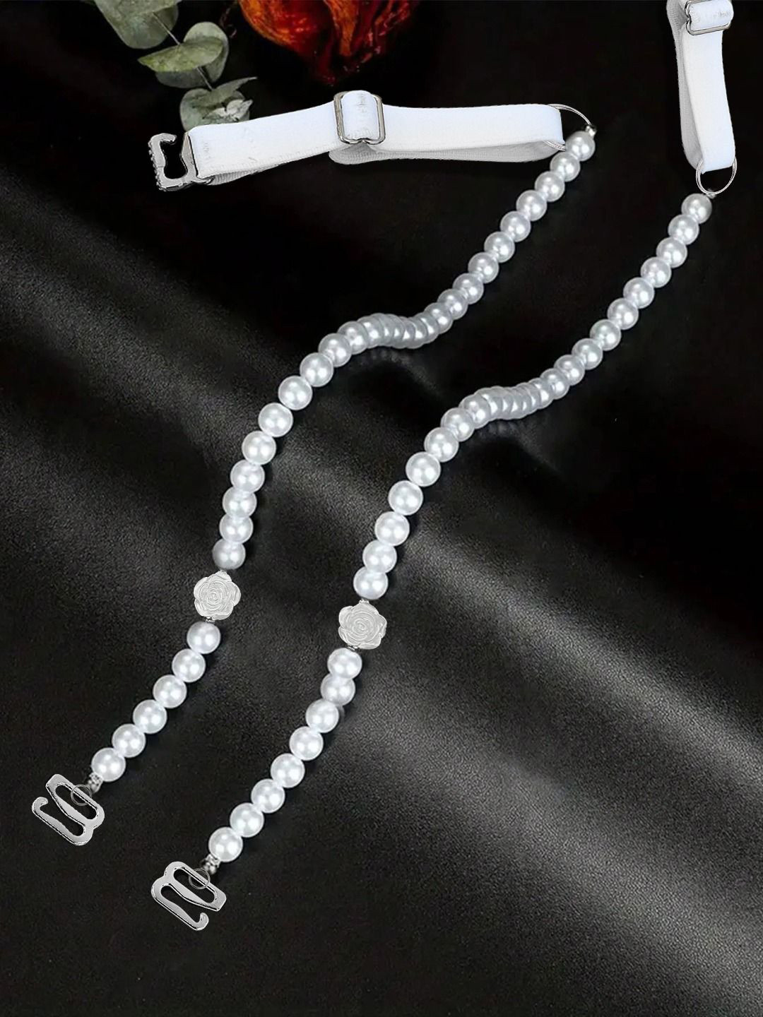 FIMBUL Detachable Beaded Bra Straps and Extenders Lingerie accessories