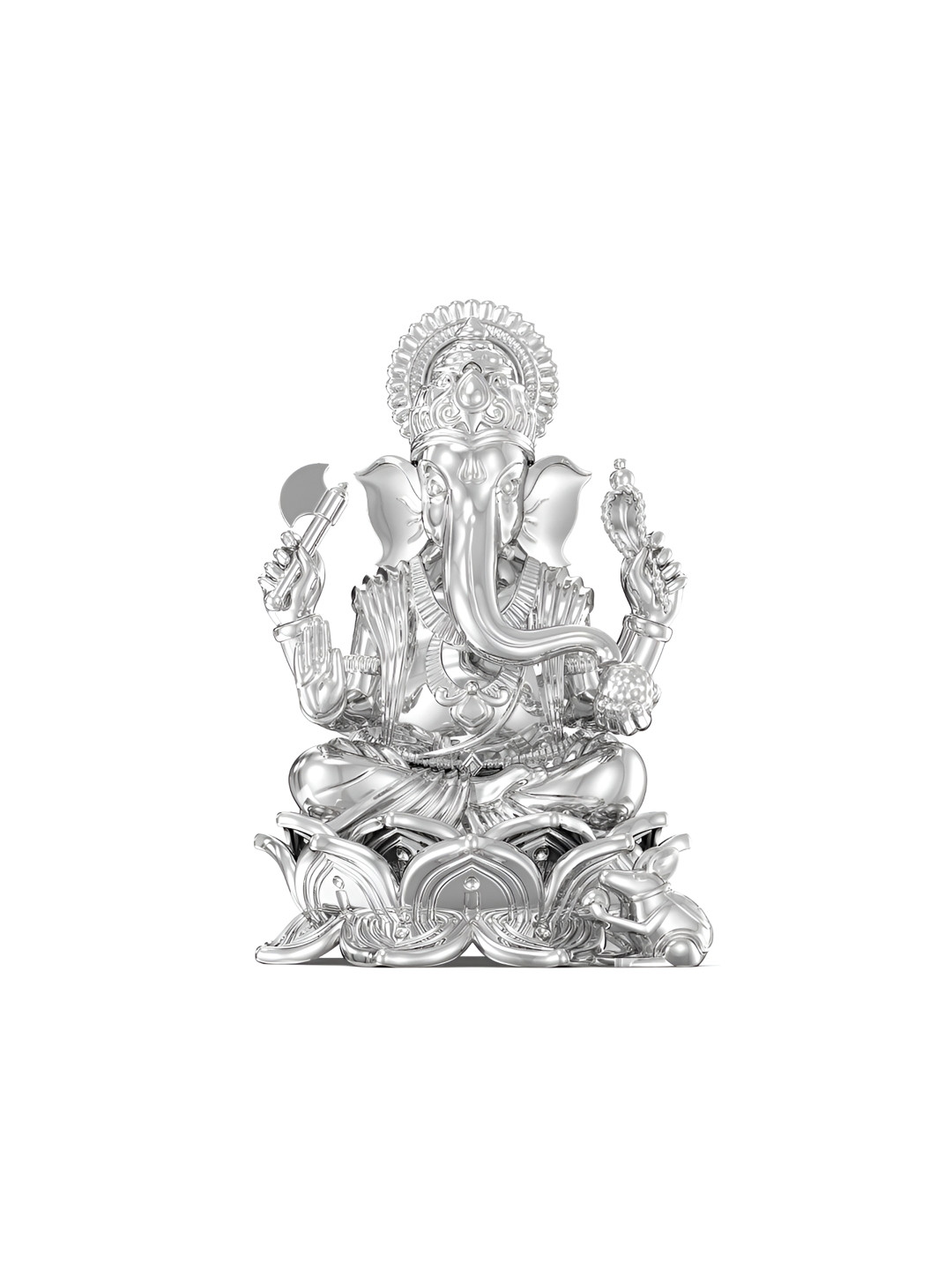 Joyalukkas Silver Lord Ganesh Idol