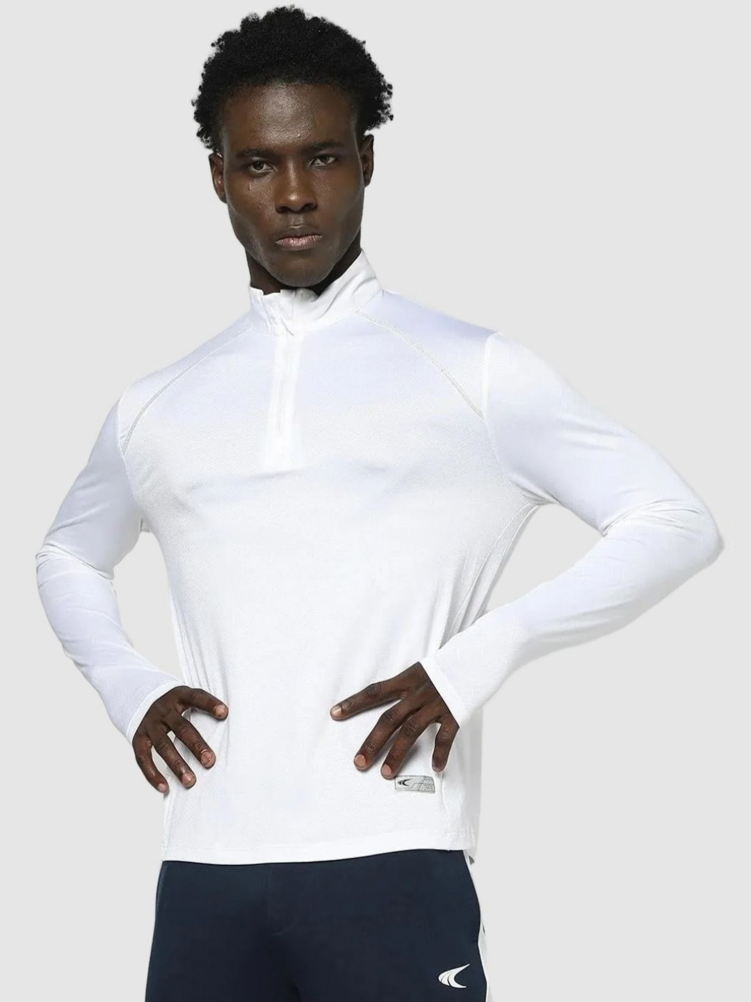 Performax High Neck Thumb Hole Sleeves T-shirt