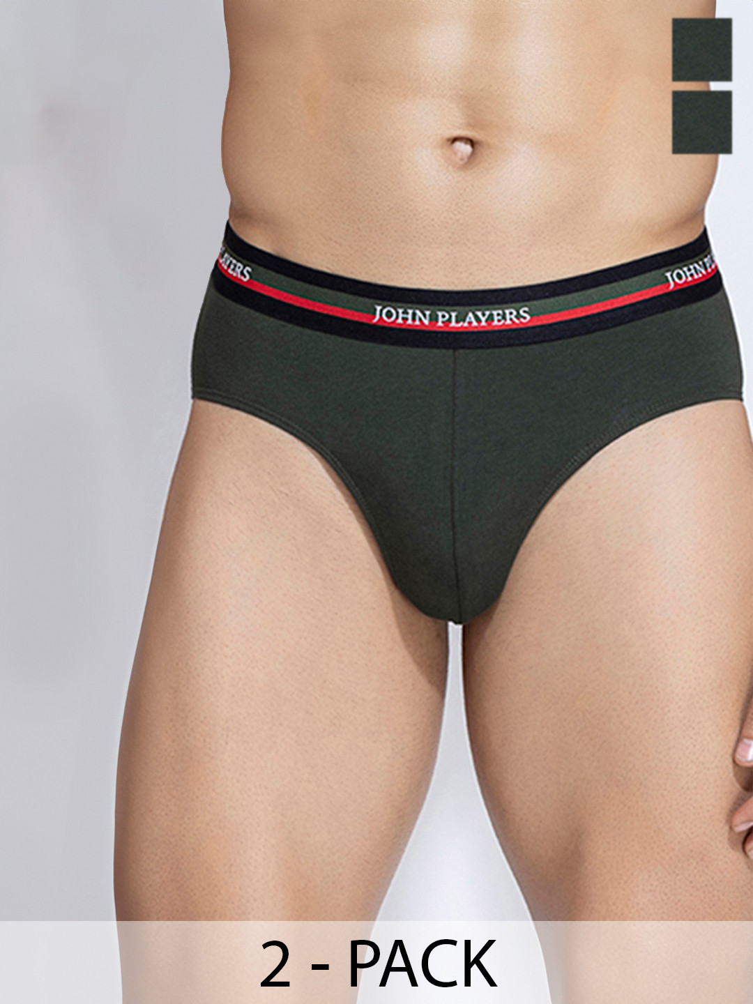 John Players Contoured Pouch Basic Briefs JBF035M17S
