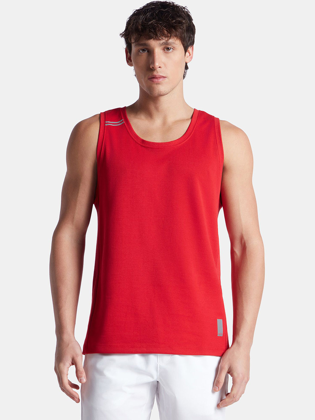 Jockey Super Round Neck Solid Tank Top -MV06