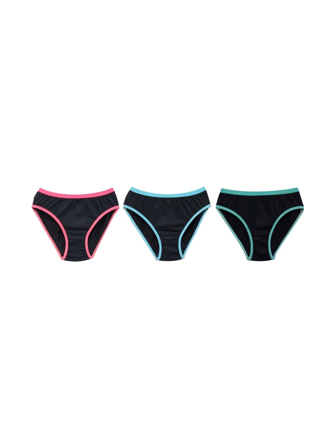 DESNUDA Women Set Of 3 Cotton Blend Multicolor Briefs