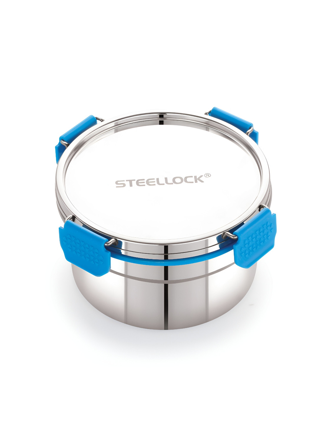 STEELLOCK Silver-Toned Stainless Steel Air Tight Lunch Box