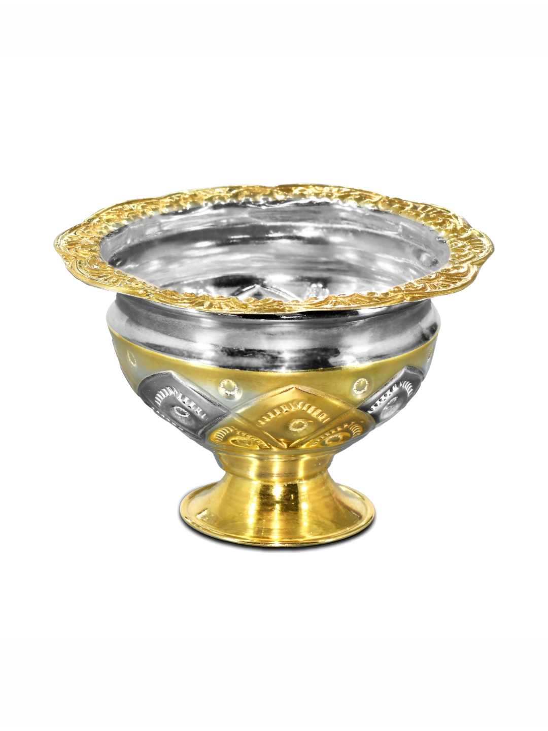 Joyalukkas Elegant Silver Textured Vessel