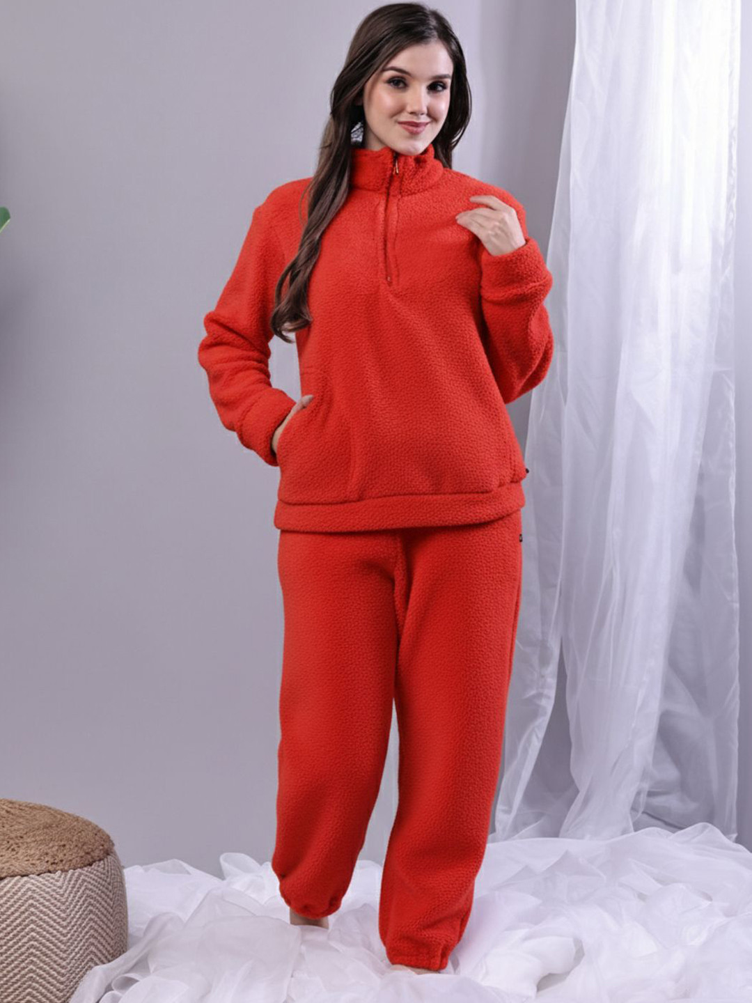 TAG 7 Winter Shirt Collar Night Suit