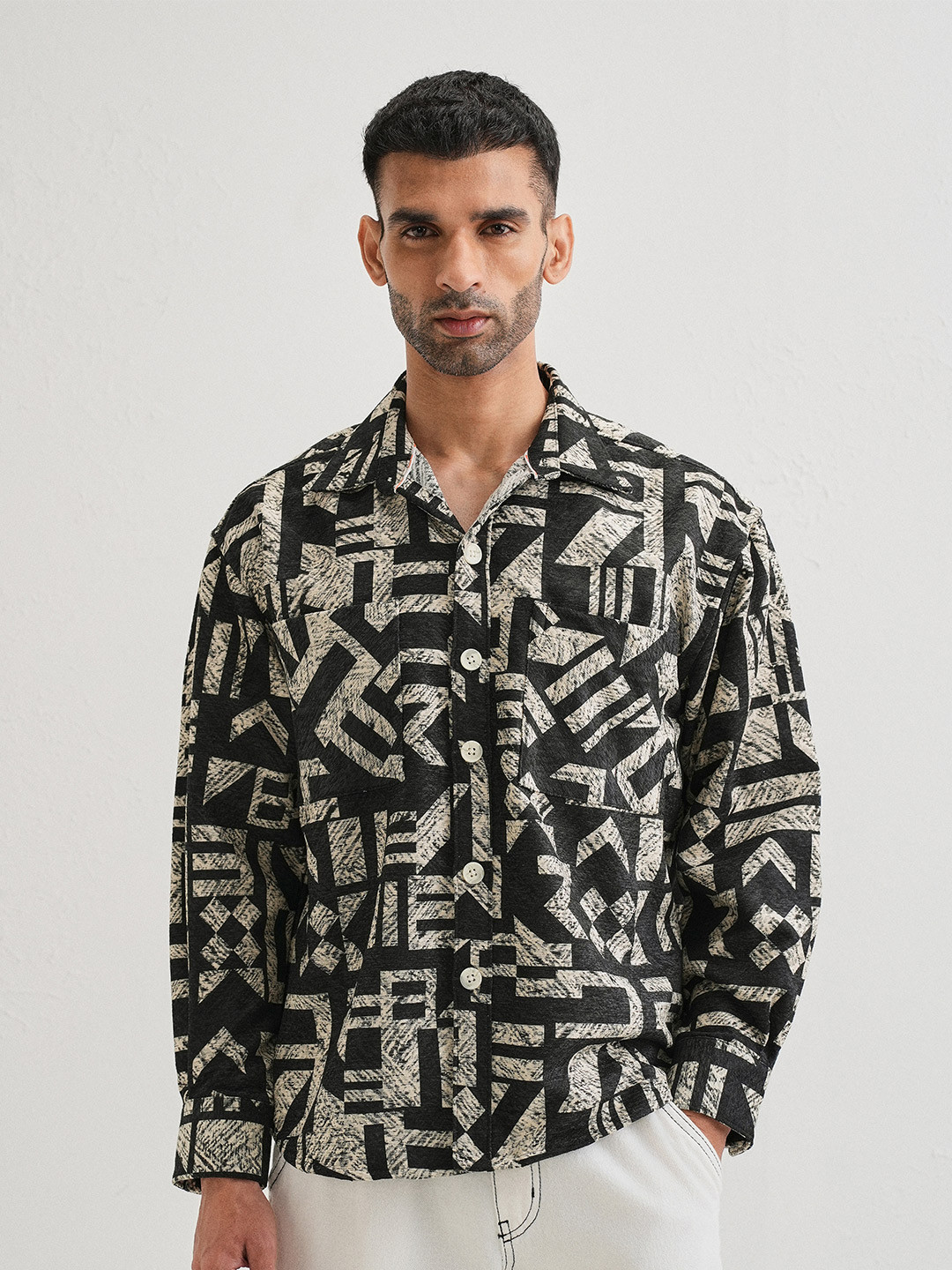 Banana Club Men Corduroy Shacket