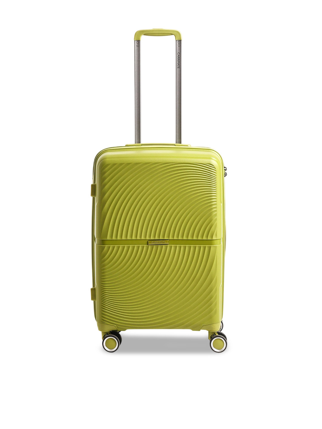 CARRIMATE Textured Durable Lightweight 360 Spinner Wheels Hard-Shell Cabin Trolley Bag