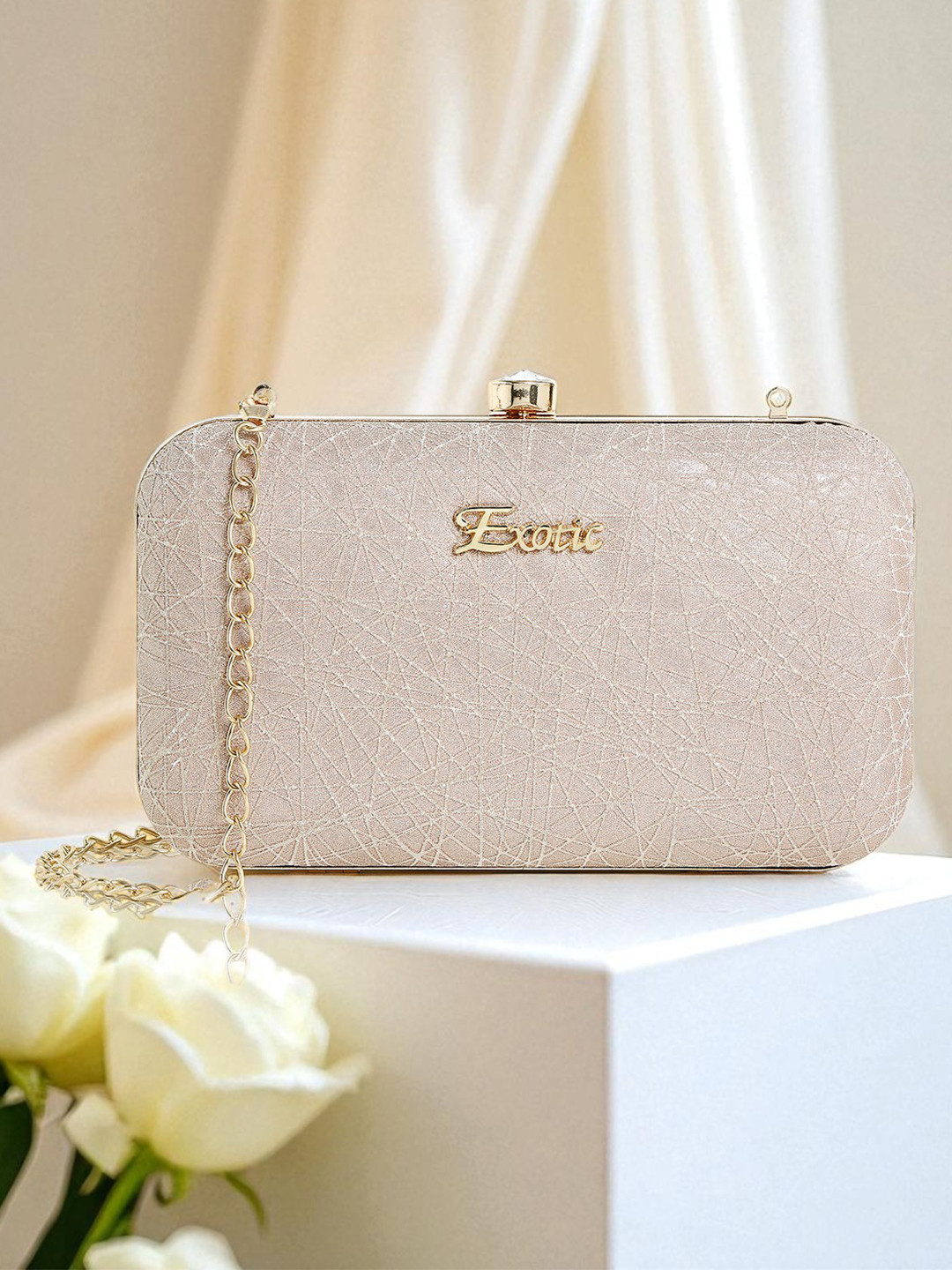 Exotic Textured Party Box Clutch