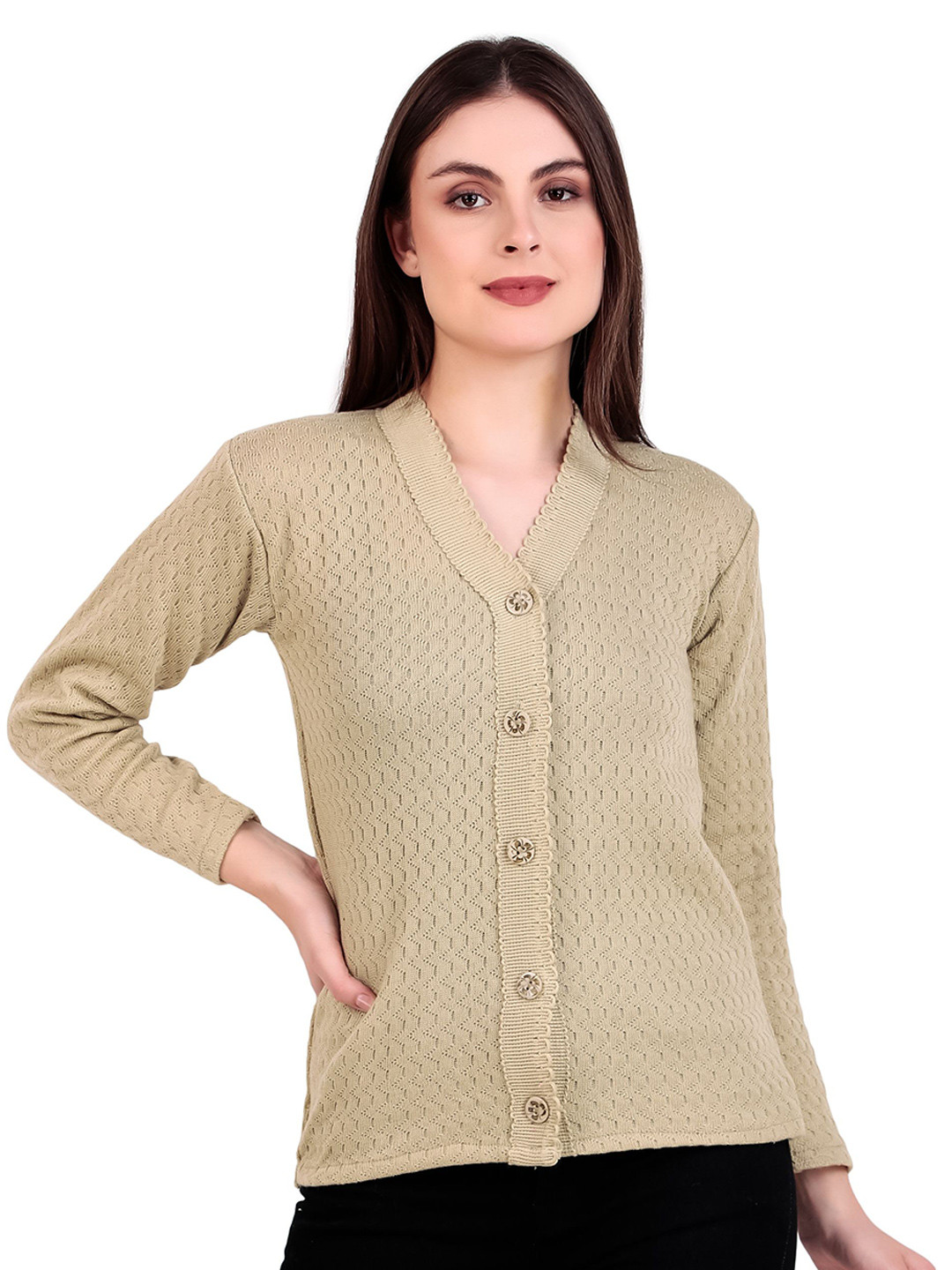 Brazo Women Woollen Cardigan