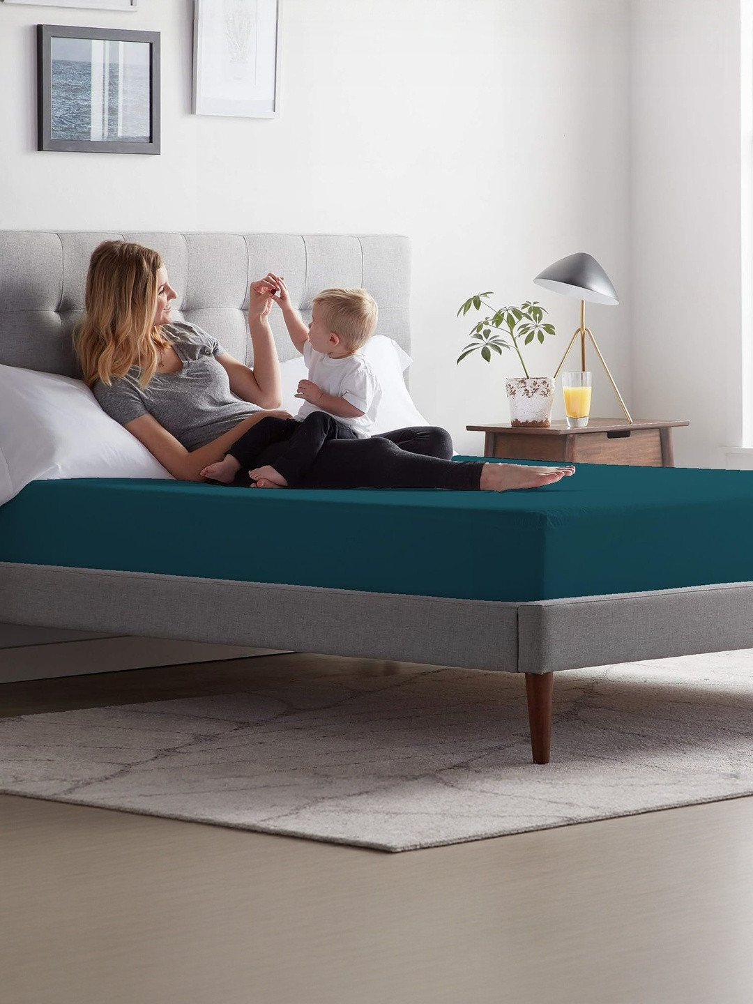 AGS ACTIVE King Size Stretchable Waterproof Mattress Cover