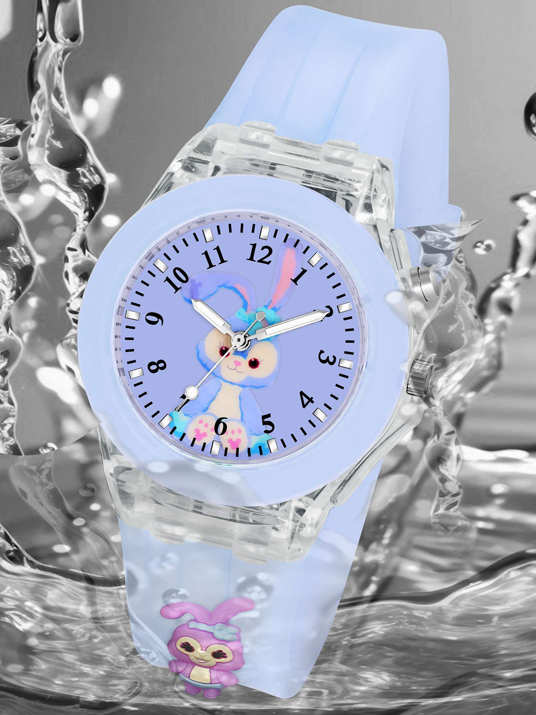 KIDSUN Kids Dial & Light Redium Straps Analogue Multi Function Watch RA84_PURPLE_PURPLE