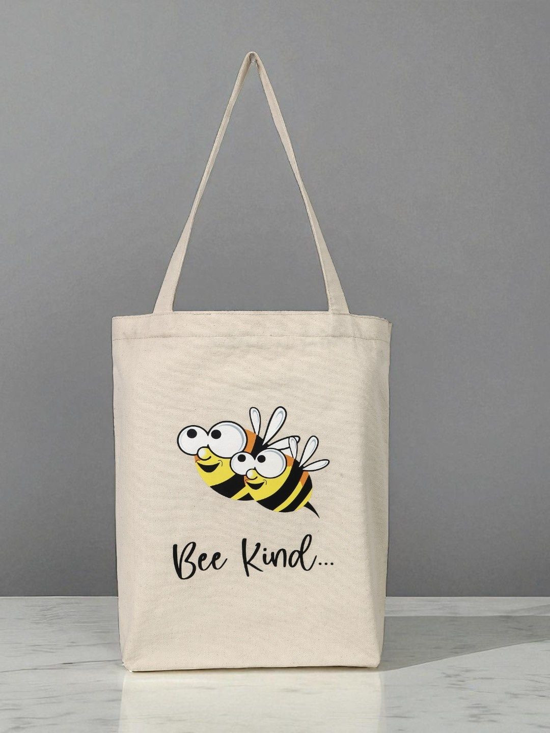 Juteka Graphic Printed Canvas Shopper Tote Bag