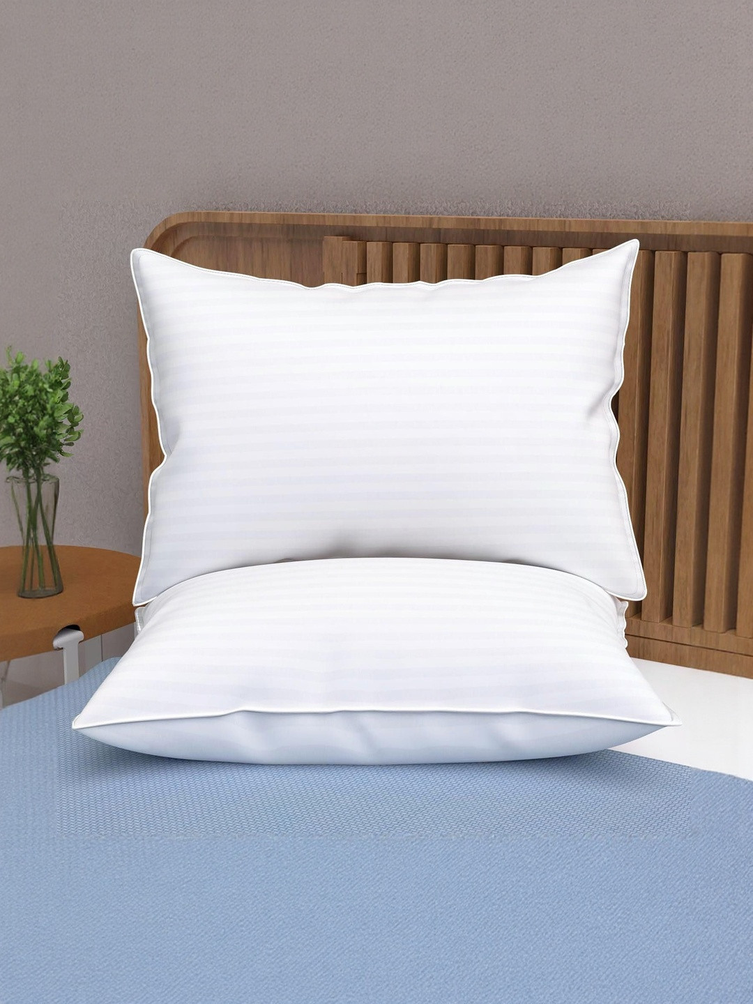 enera White Ecozen Polyester Fibre Filling Soft Sleep Pillow