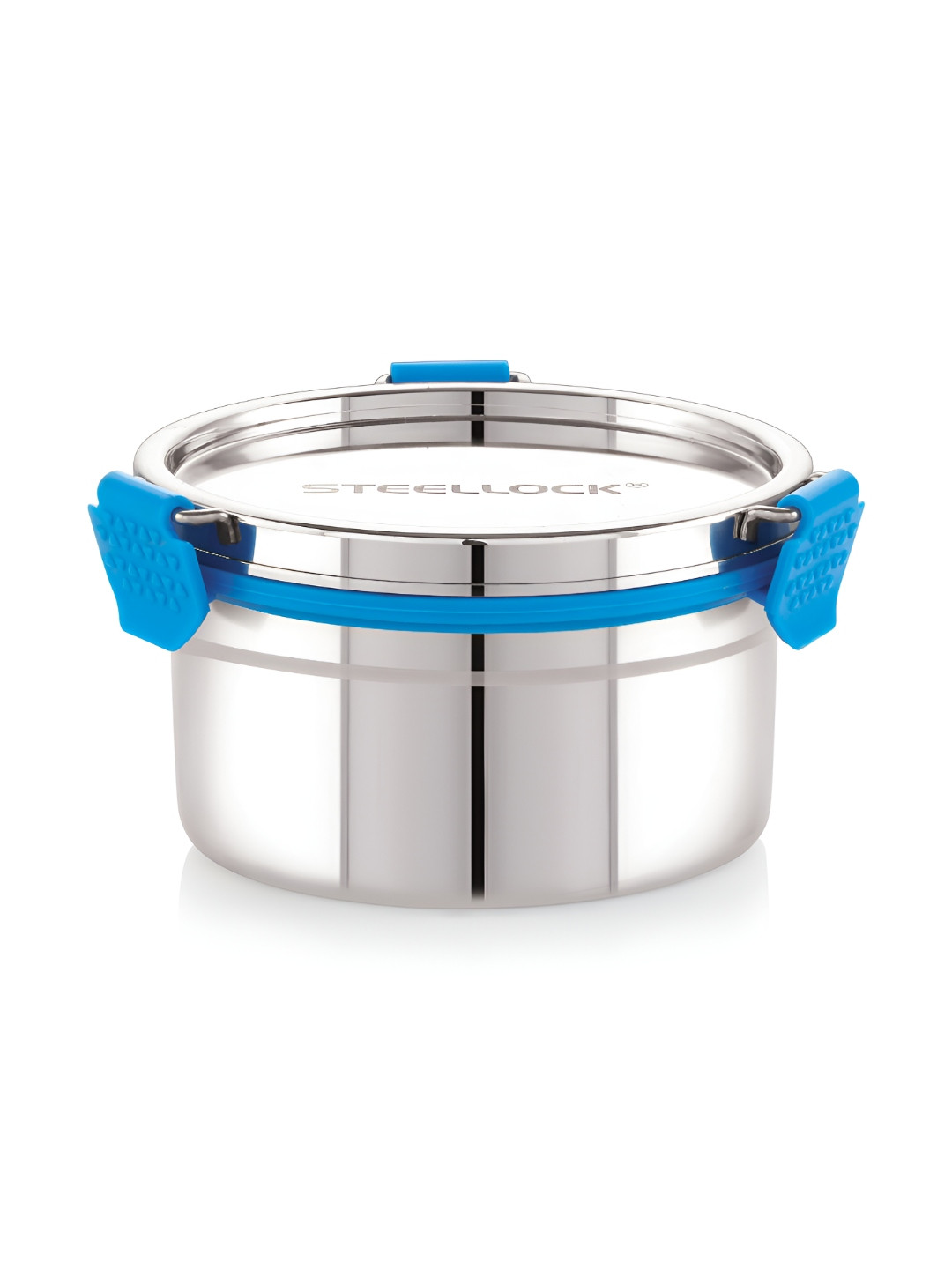 STEELLOCK Silver-Toned Stainless Steel Air Tight Lunch Box