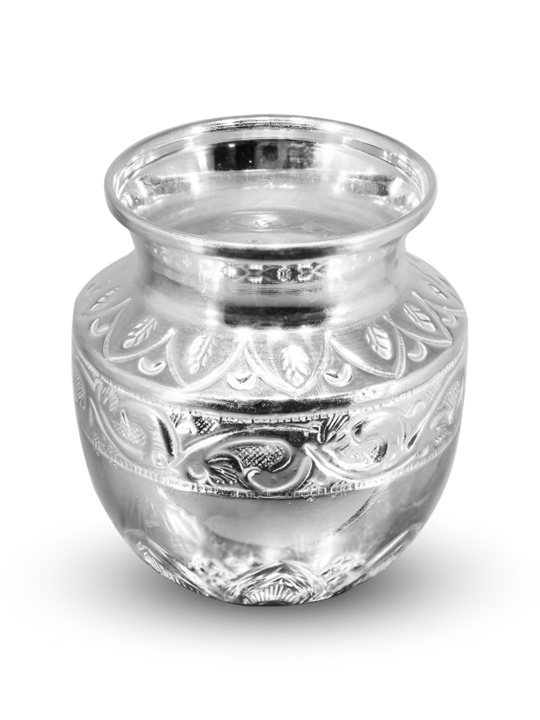 Joyalukkas Silver Textured Kalash