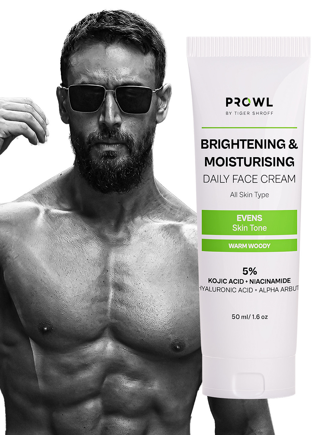PROWL by Tiger Shroff Brightening & Moisturizing Daily Face Cream - 50 ml