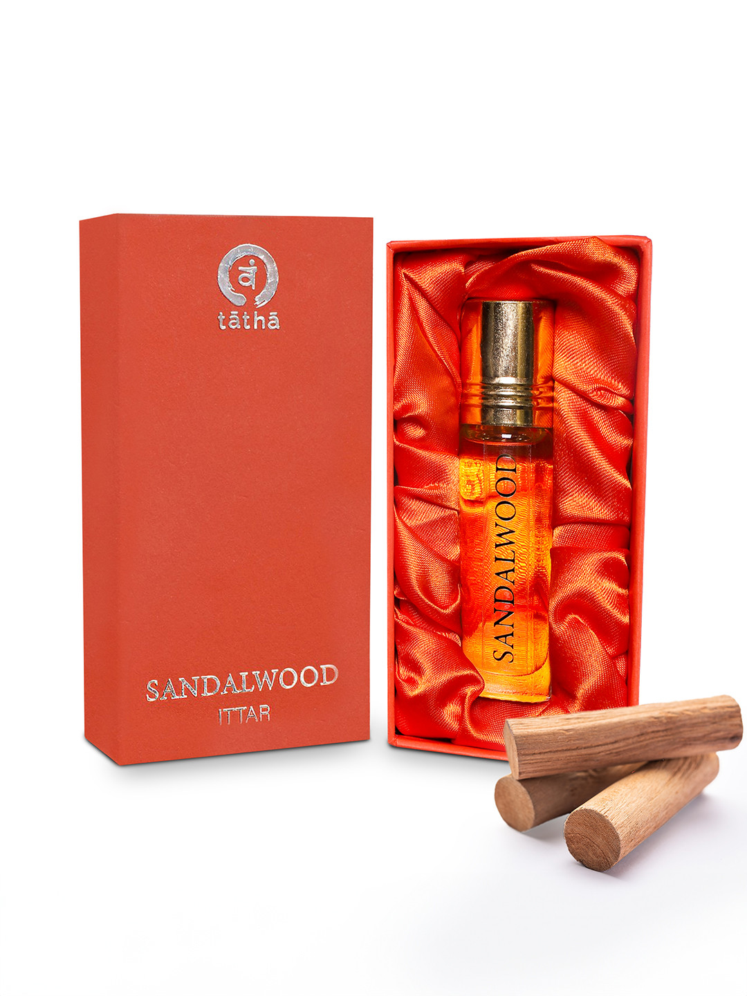 Tatha Sandalwood Long Lasting  Alcohol-Free Attar- 10 ml