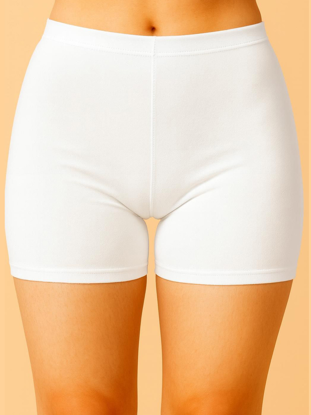 DRAXSTAR Women High Coverage Super Combed Cotton Concealed Waistband Sports Shorts