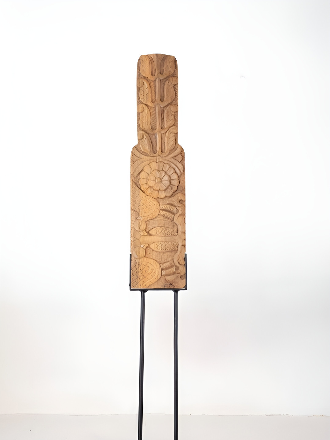 FREEDOM TREE Chyur Brown Teak Wooden Curio Showpiece