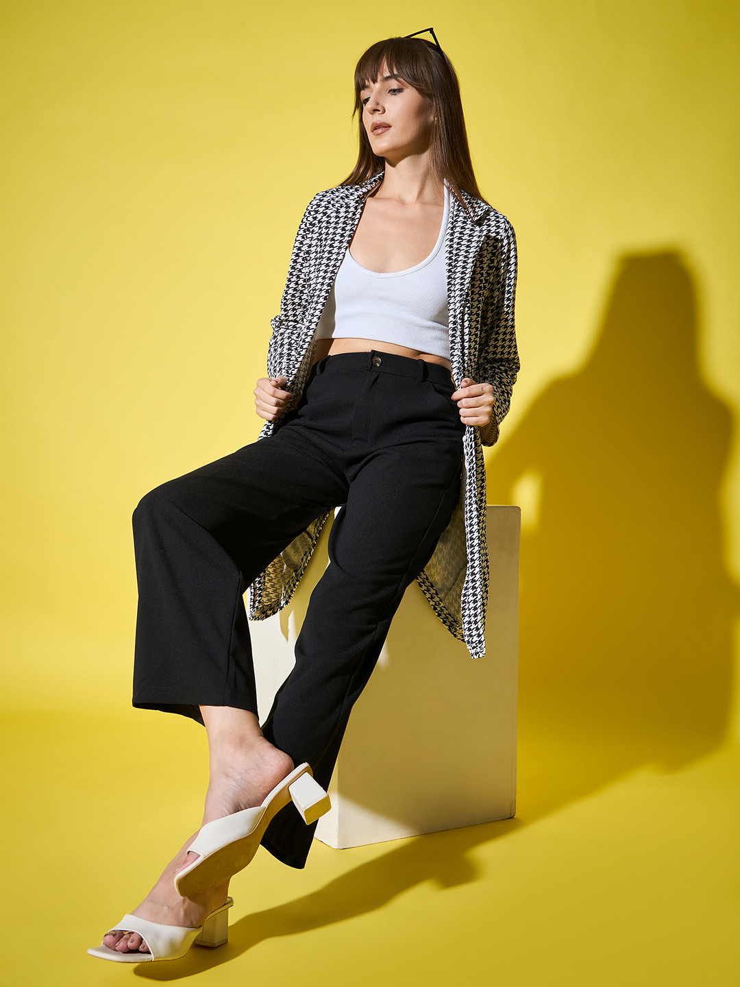IQOA Women Comfort High-Rise Trousers