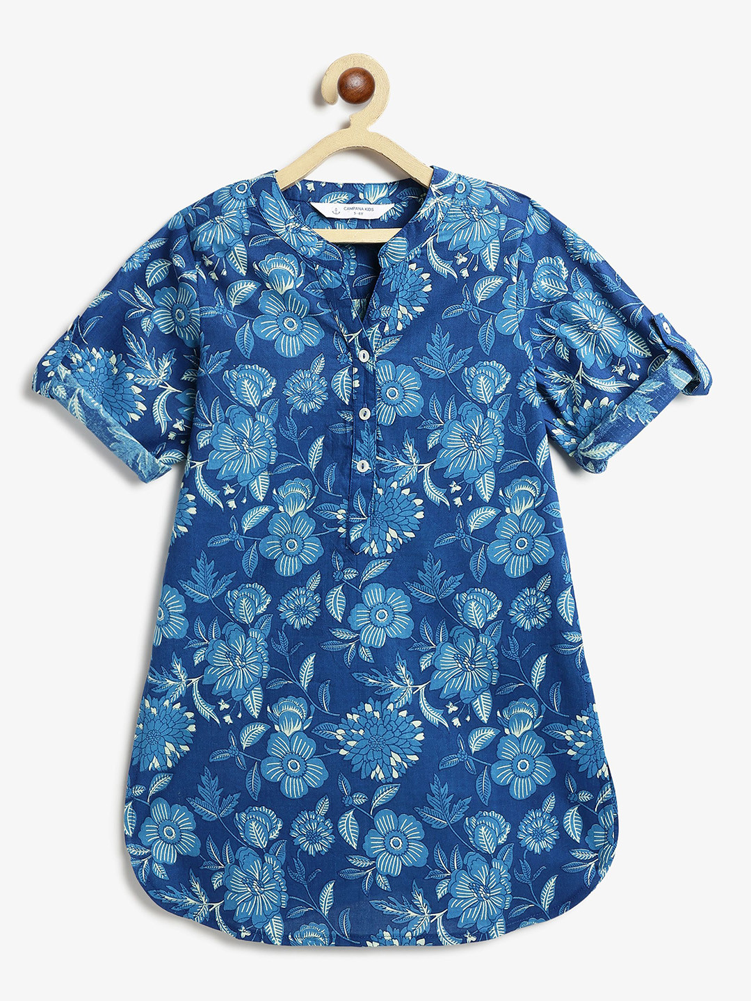 Campana Urvashi Girls Floral Printed Floral Kurta