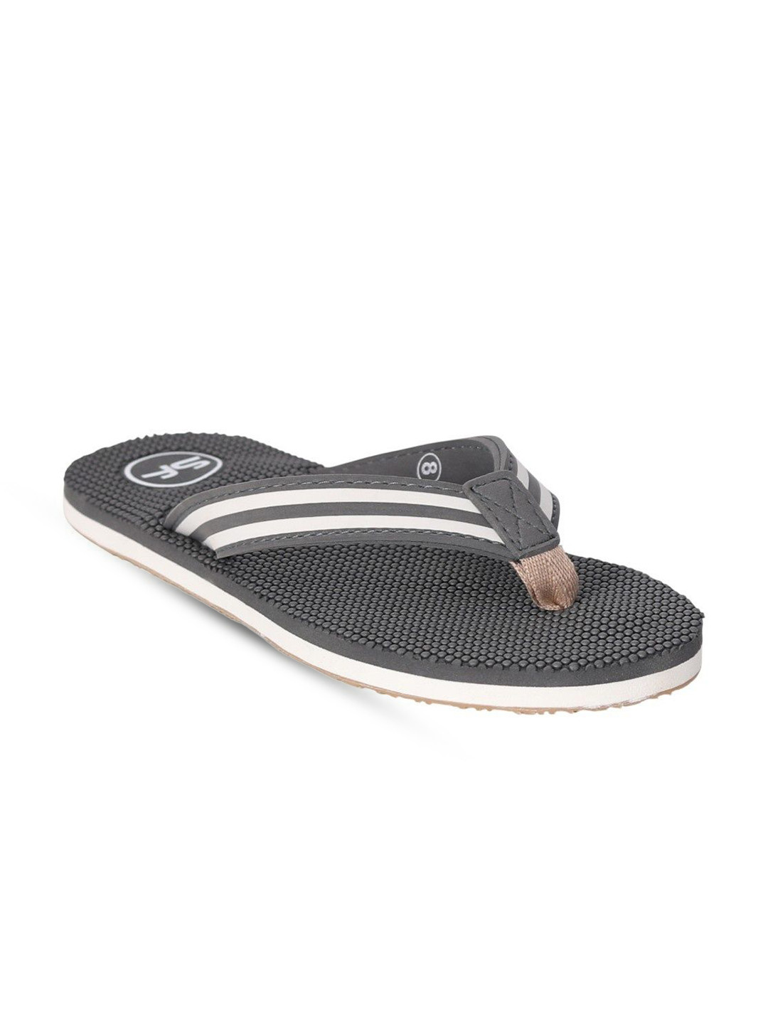 Solflex Striped Thong Flip-Flops