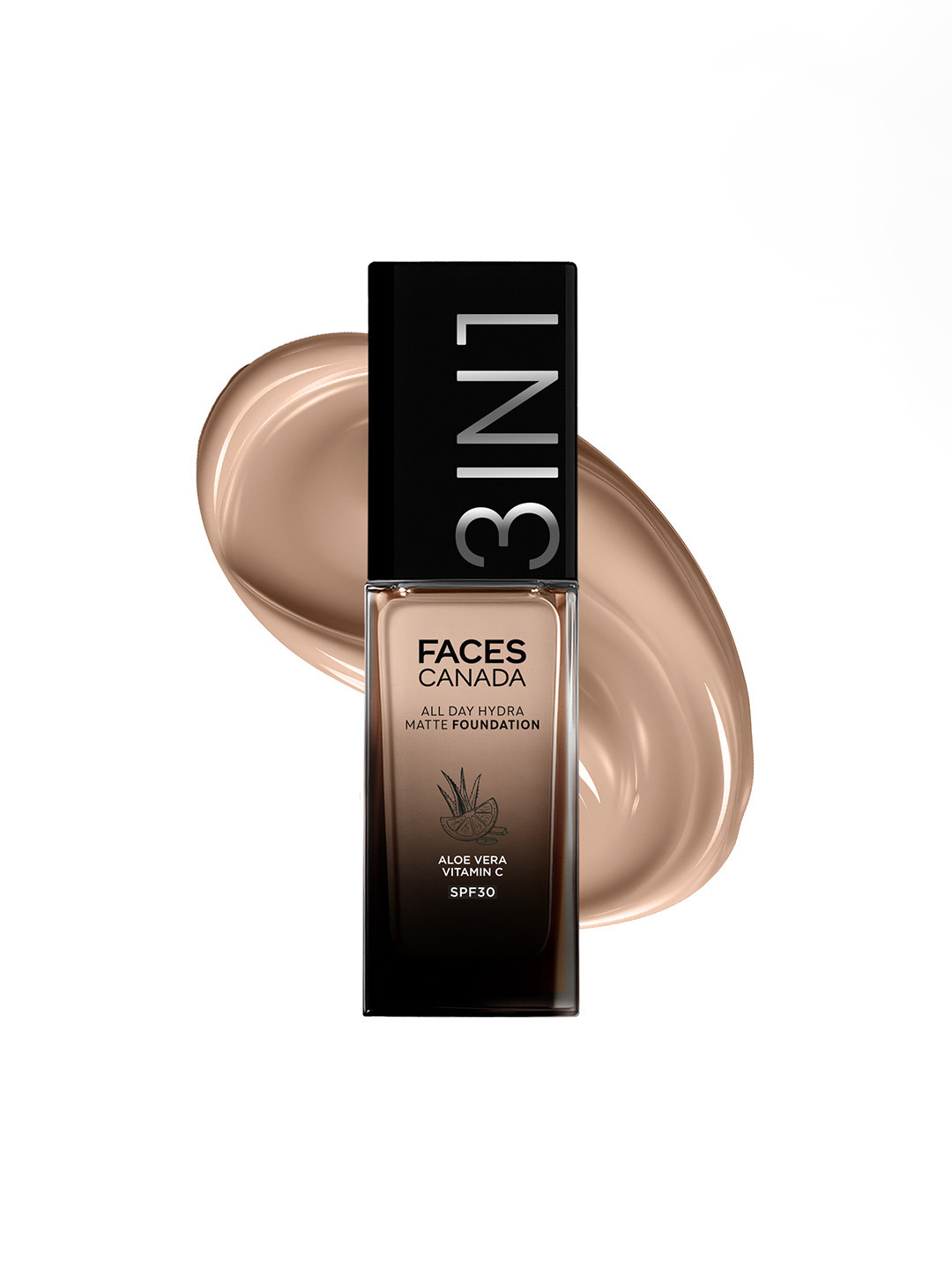 FACES CANADA 3-in-1 All Day Hydra Matte SPF30 Foundation 25ml - Rich Ivory 013
