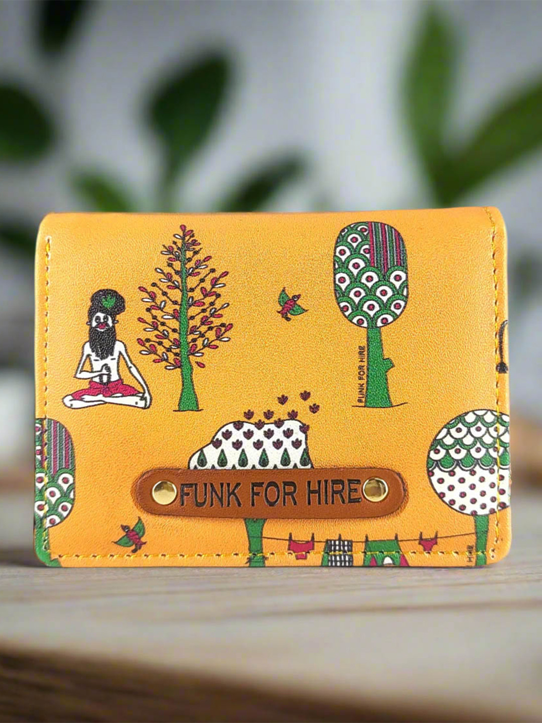 Funk For Hire Unisex Graphic Printed Two Fold Wallet