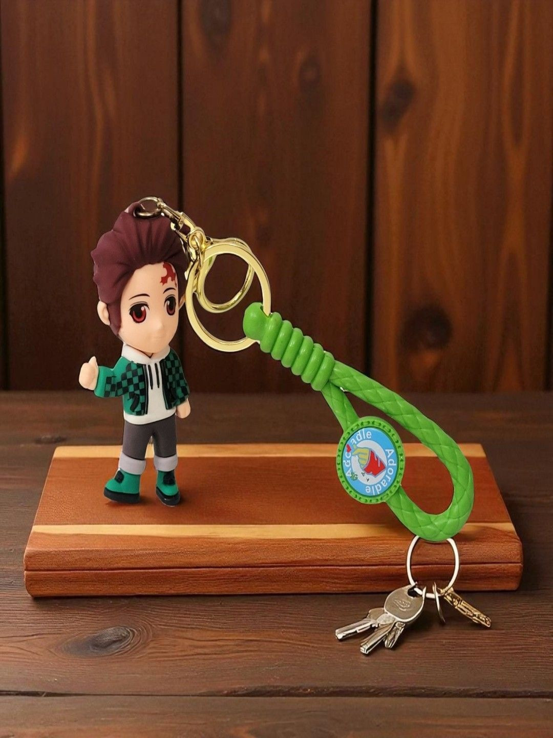 ADOREAL Demon Slayer Keychain And Keyring