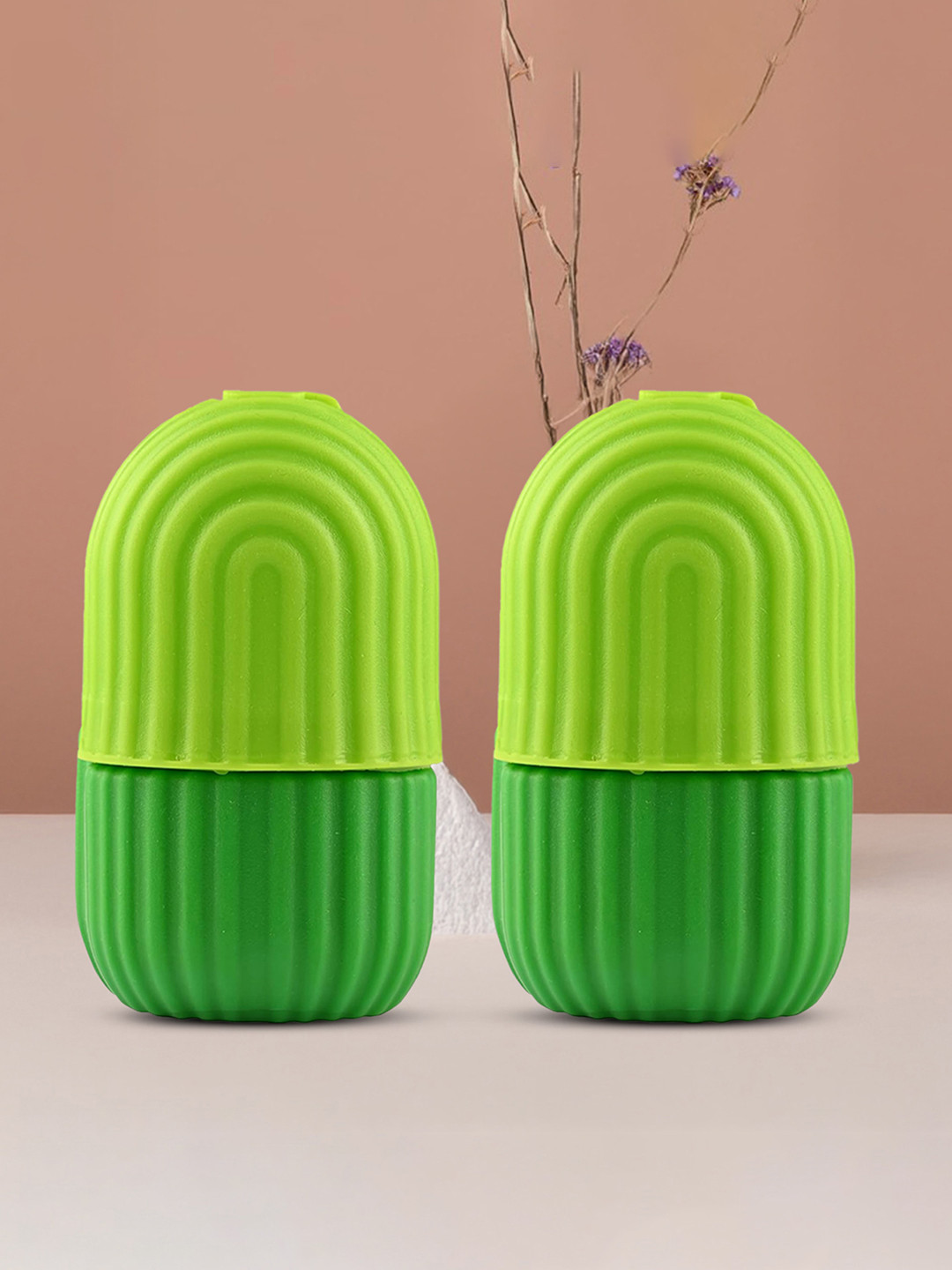 Kuber Industries Set Of 2 Reusable & Long Lasting Face Ice Rollers