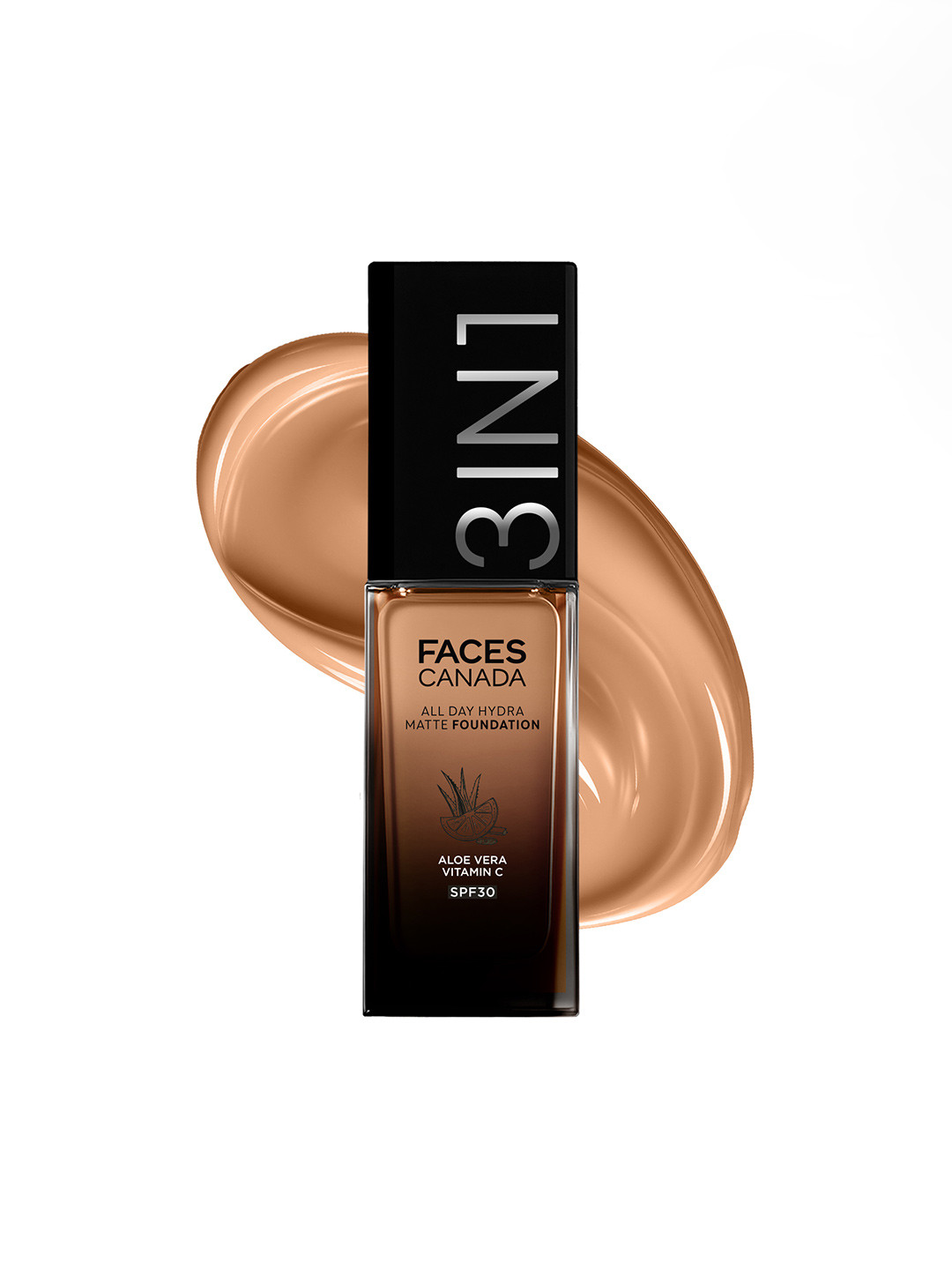 FACES CANADA 3-in-1 All Day Hydra Matte SPF30 Foundation 25ml - Warm Sand 042