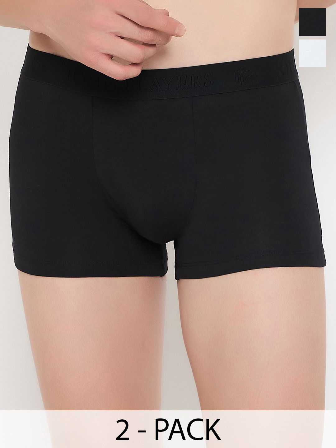 John Players Pack Of 2 Pure Classic Cotton Short Trunks