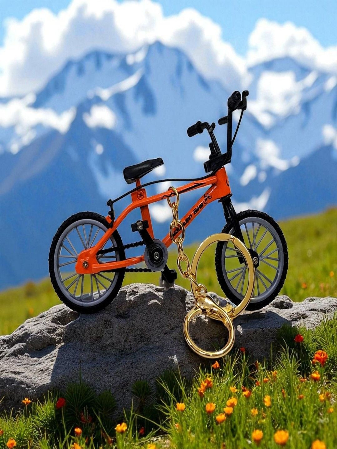 ADOREAL Cycle Keychain And Keyring