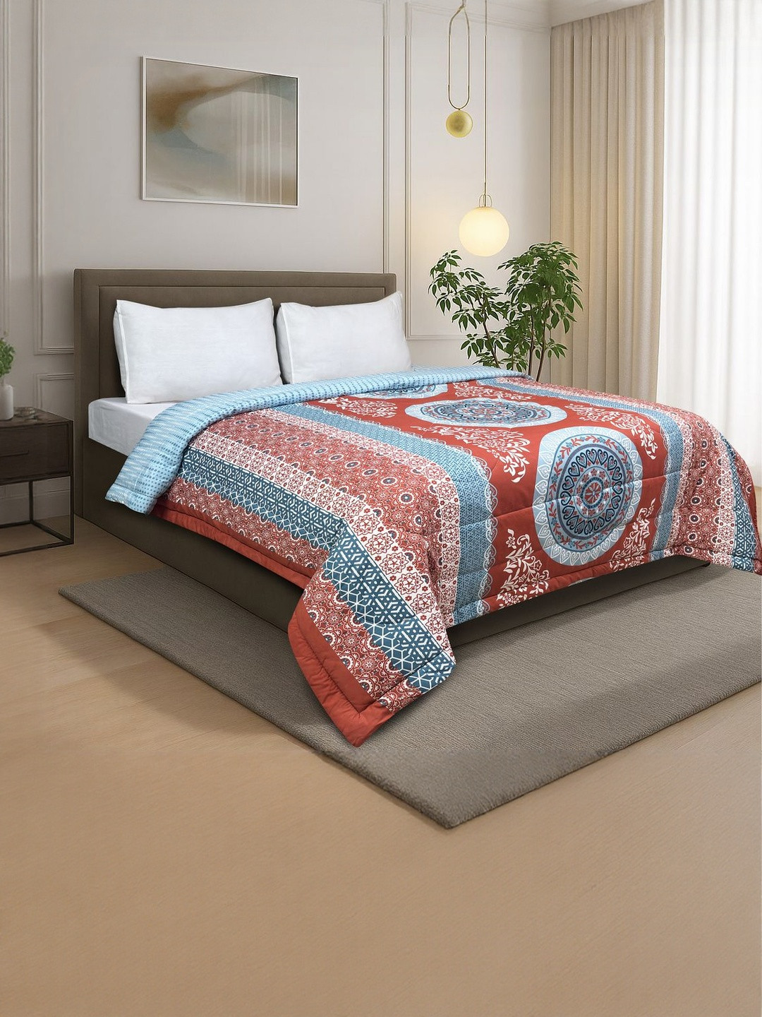 Signature Floral Printed Heavy Winter Reversible Comforter
