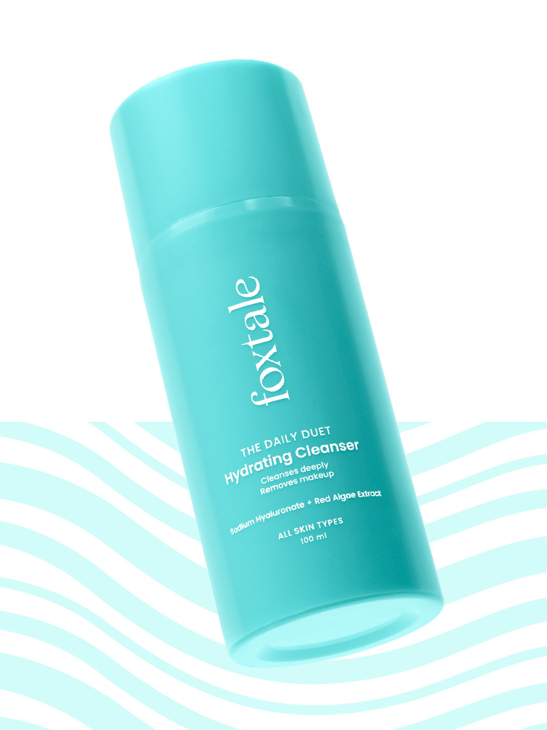 Foxtale Hydrating Gentle Face Wash cum Make-up Remover with Hyaluronic Acid - 100ml