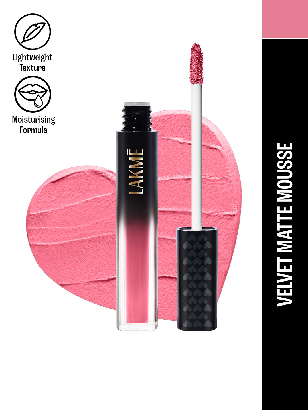 Lakme Xtraordin-airy Velvet Matte Lip Mousse With Cocoa Butter 4.6g - Fuchsia Fantasy 204