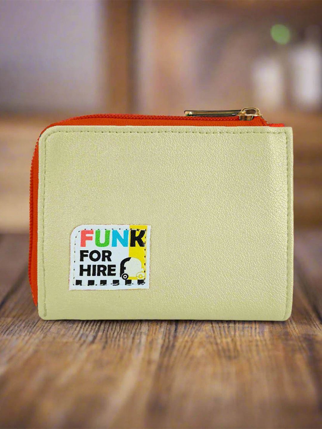 Funk For Hire Women Typography Printed Zip Around Wallet