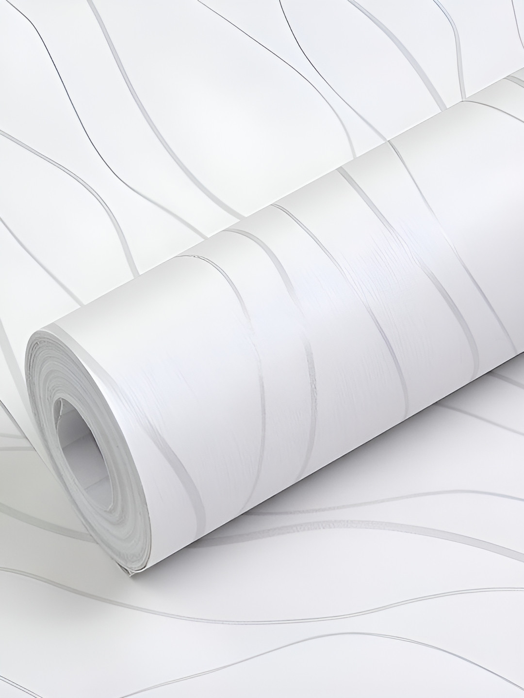 Aura White Printed Paper Wall Sticker