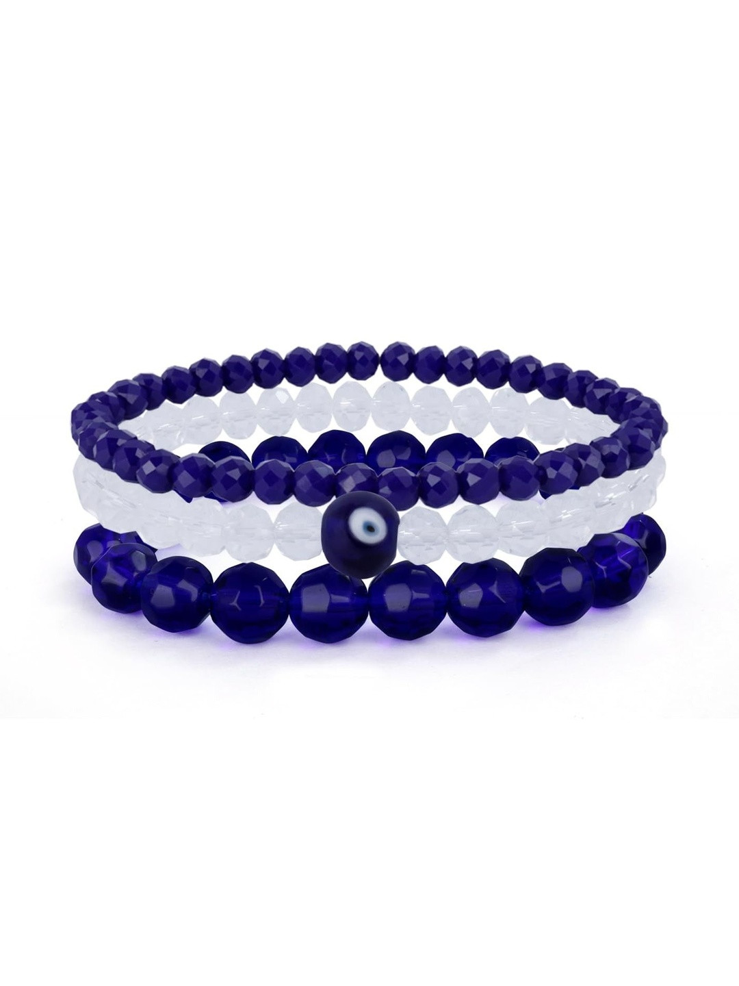 JFL - JEWELLERY FOR LESS  3 Pieces crystals studded Bracelet