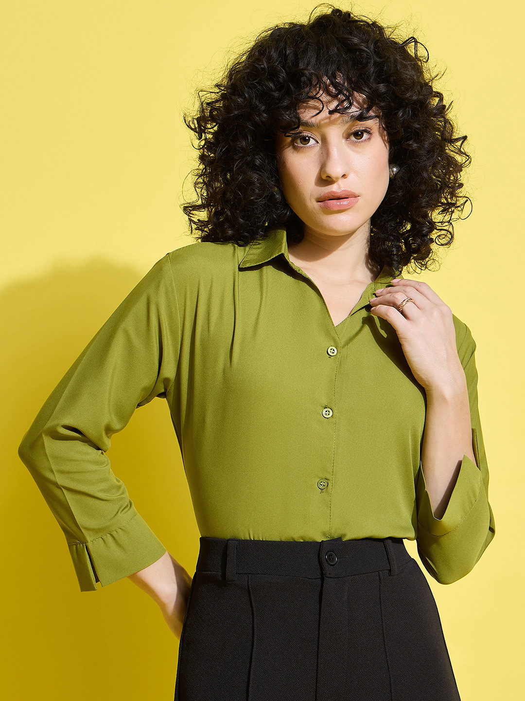 DIMPY GARMENTS Women Standard Opaque Formal Shirt