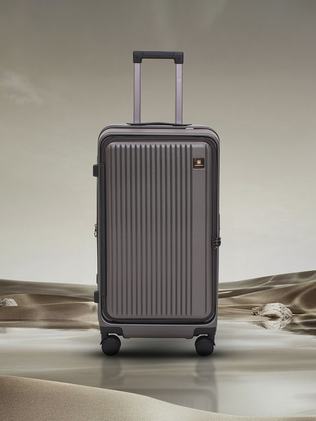 SWISS MILITARY JADE Hard Sided Large Trolley Bag