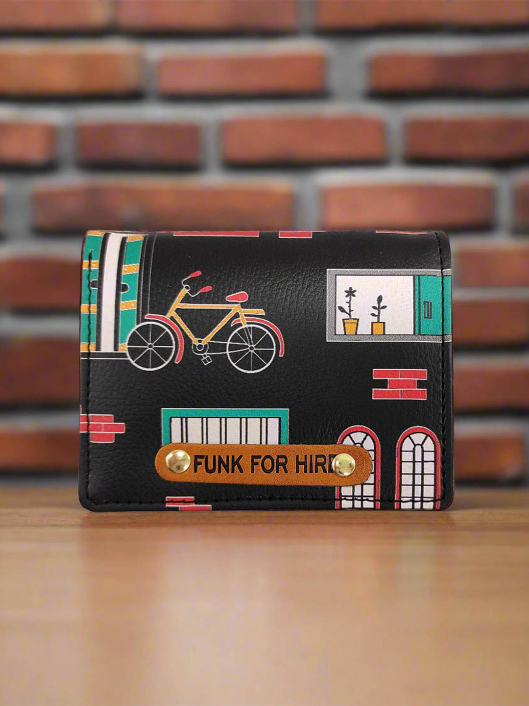 Funk For Hire Printed Two Fold Wallet