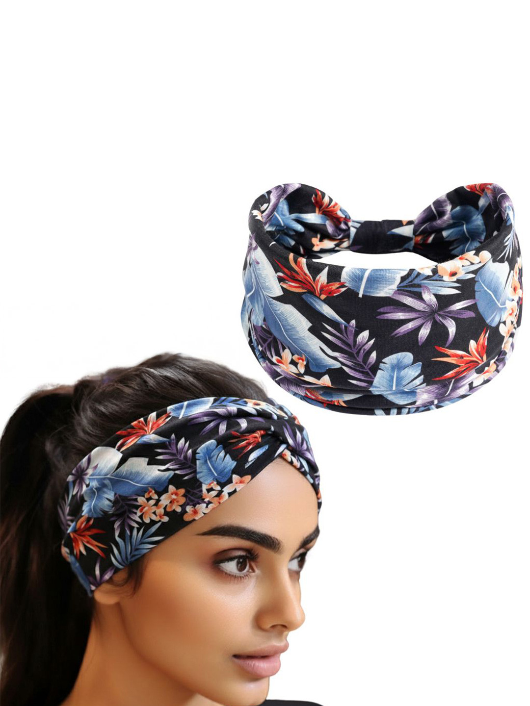 XFyt Women Tropical Printed Hairband