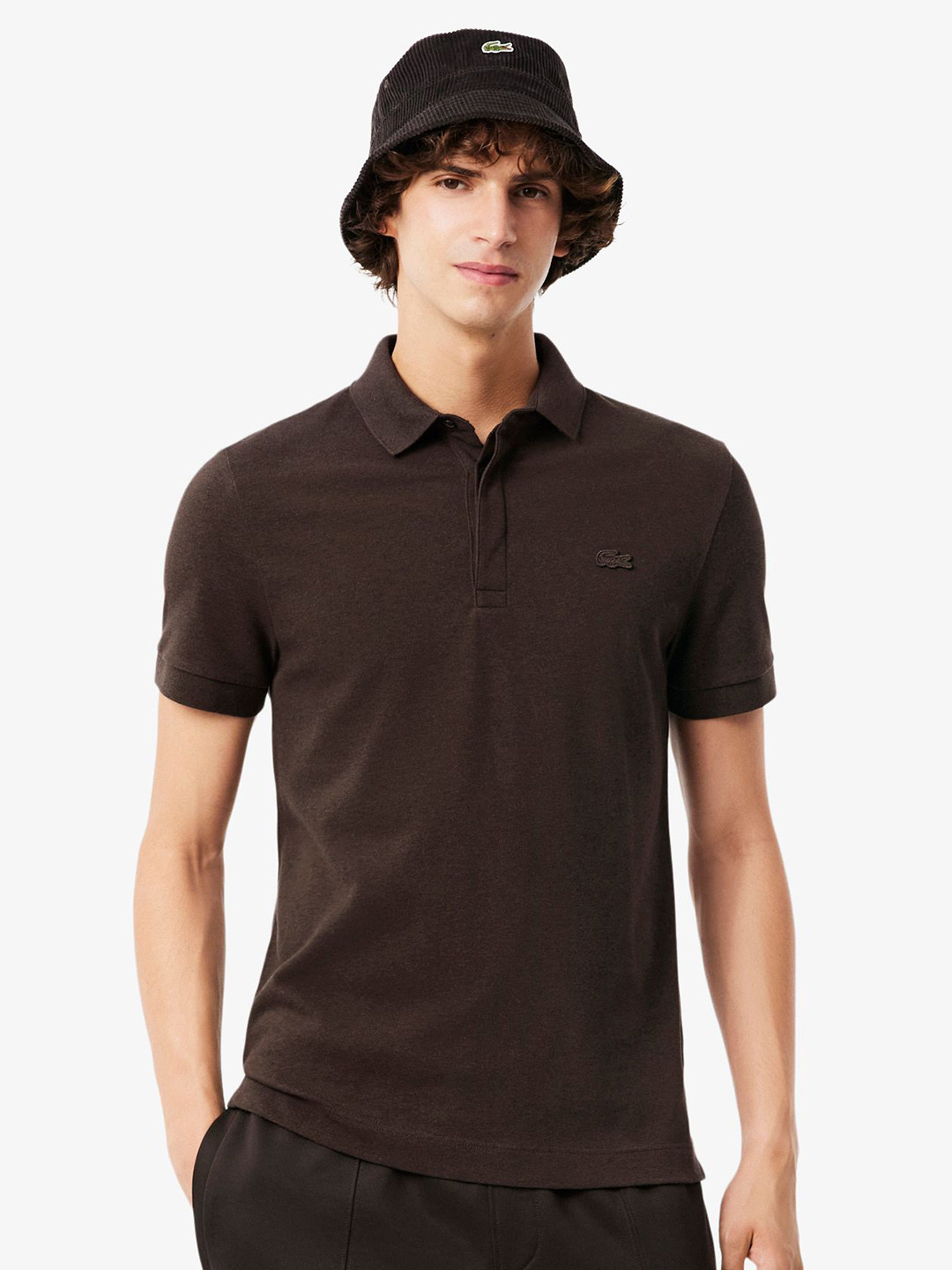 Lacoste Short Sleeves Polo Collar Cotton T-shirt