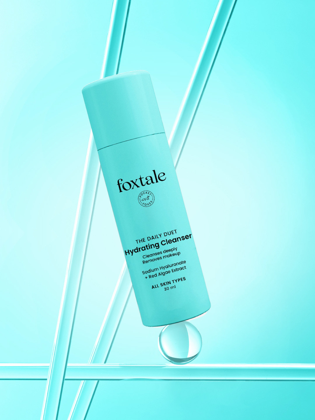 FoxTale Hydrating Duo with Hyaluronic Acid | Deeply cleans & hydrates skin- 30ml
