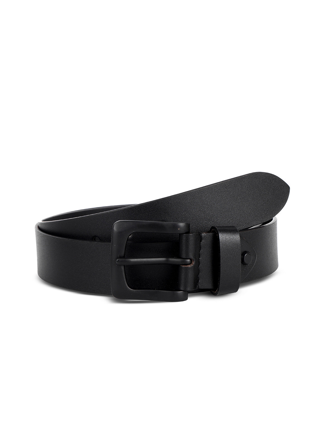 HAMMONDS FLYCATCHER Men Black Leather Formal Belt