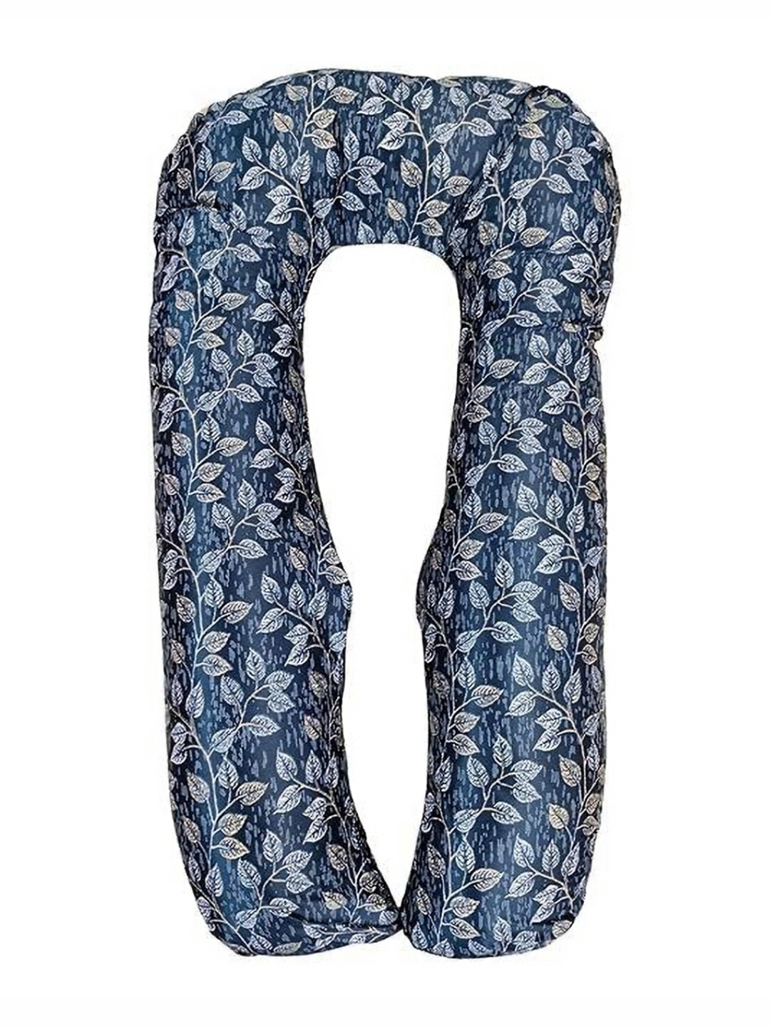 VRINDAKUL Grey And White Cotton Filled Sleep Pillow