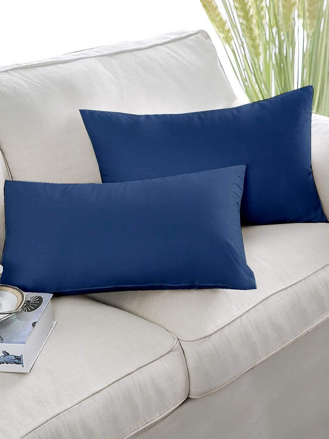 VRINDAKUL Blue Set of 2 Sleep Pillow