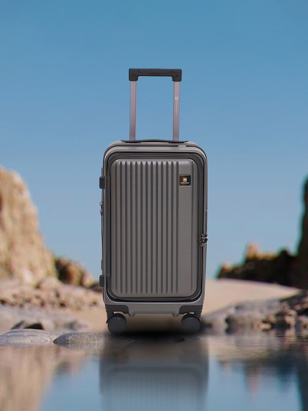 SWISS MILITARY Hard Sided Trolley Bag