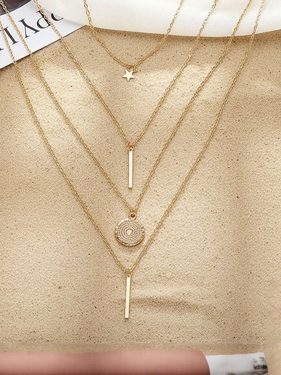 Vembley Gold-Plated Alloy Necklace